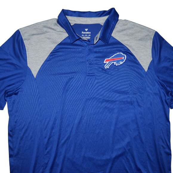 Buffalo Bills On Field Polo Men's size 2XL Royal Blue NFL - Picture 3 of 9